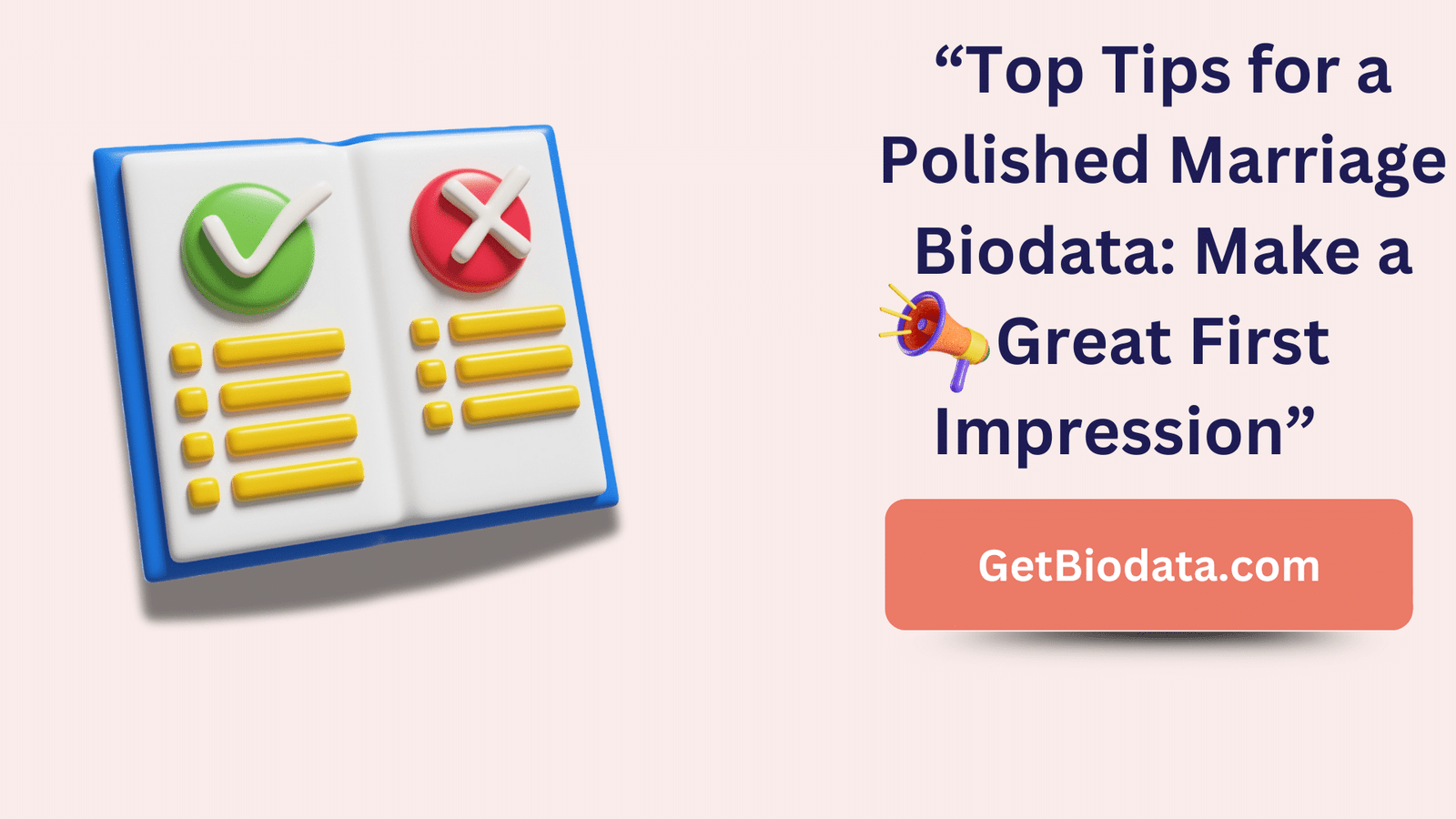 “Top Tips for a Polished Marriage Biodata: Make a Great First Impression”